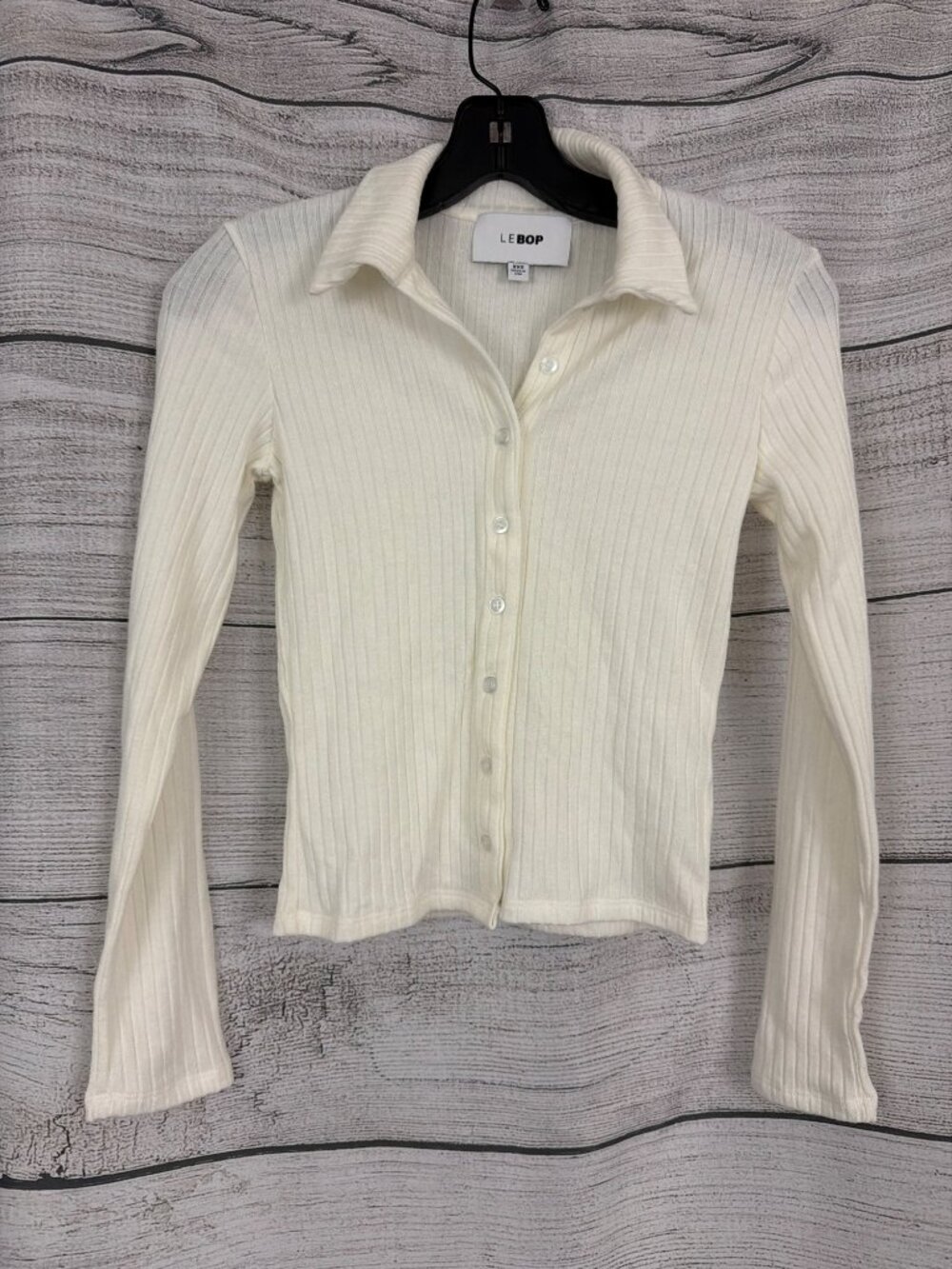 Le Bop Mia Ribbed Cardigan Size XXS